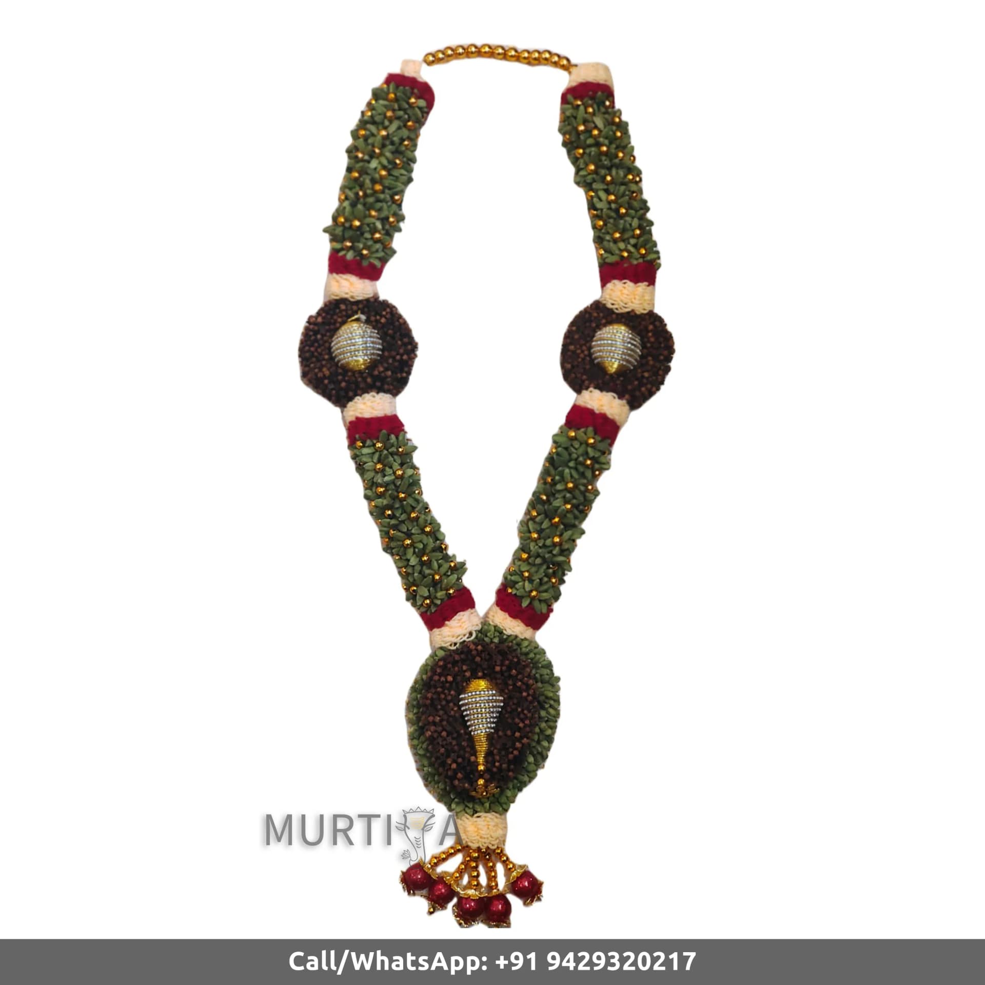 South Indian Wedding Garland – Green Cardamom & Clove (1 Pc)