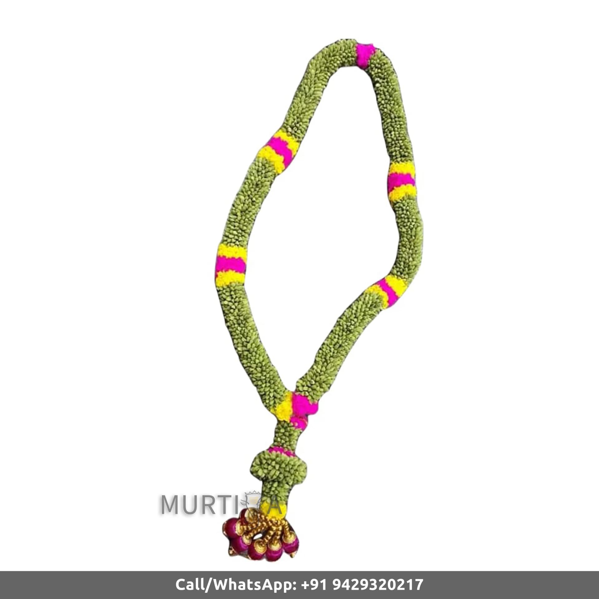 South Indian Wedding Garland Green Cardamom (1 Pc) – Made to Order
