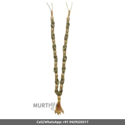 Welcome Guest Mala Cardamom Garland 2 Ft with Gold Beads - 1