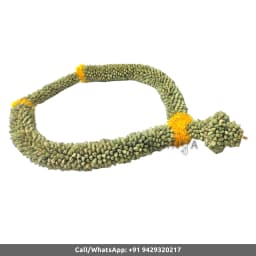 Green Cardamom South Indian Wedding Garland (1 Pc) - 1