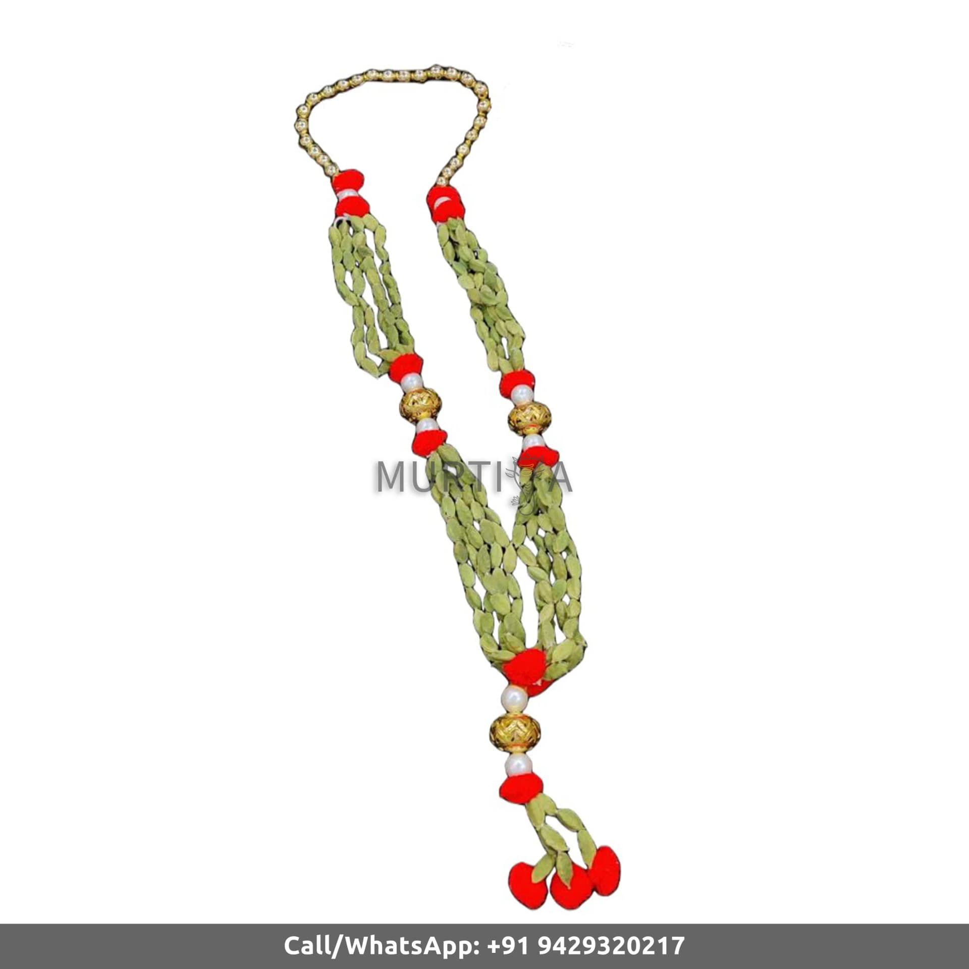 Welcome Four String Guest Mala Cardamom Garland 2 Ft (Elaichi Mala)