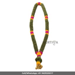 South Indian Wedding Garland – Green Cardamom Elaichi Mala (Single) - 1
