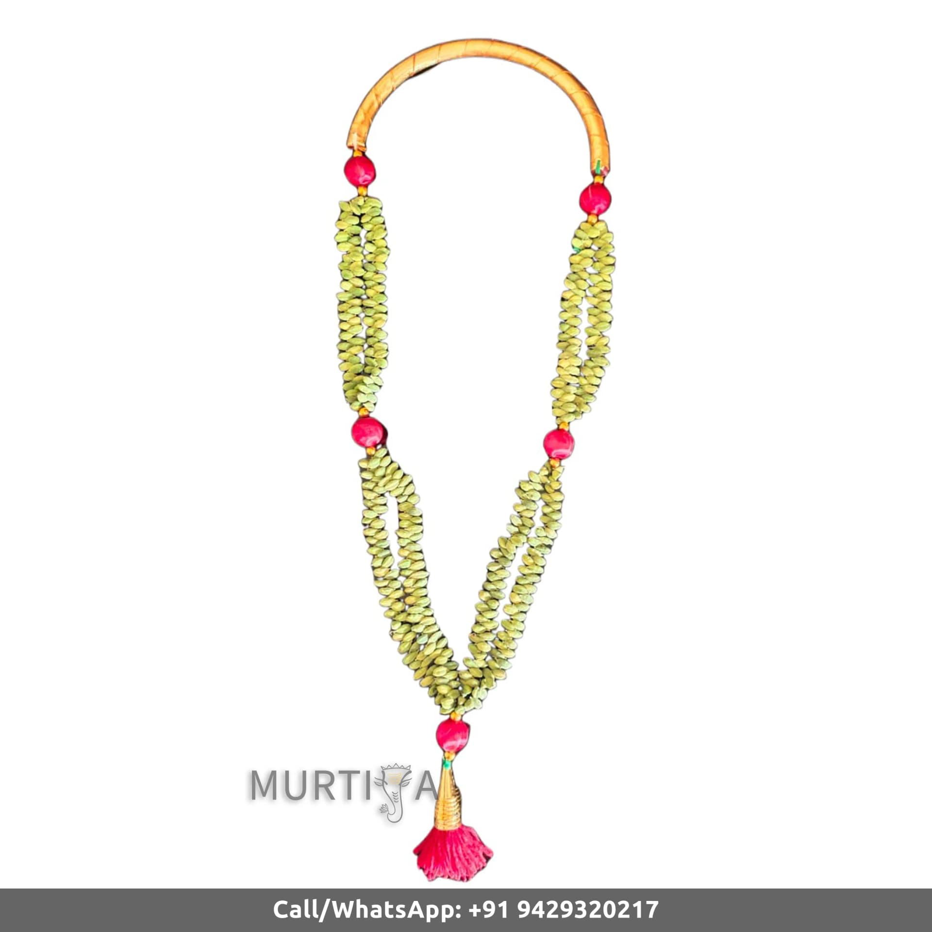 Welcome Double String Cardamom Guest Mala 2 Ft