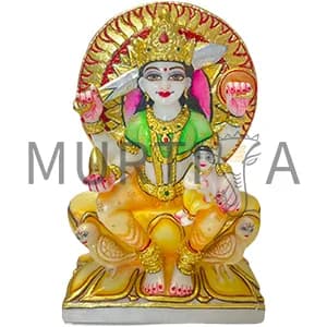 Marble Ashapura Mata Murti for Home Temple & Mandir