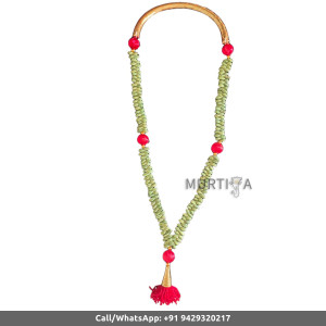 Welcome Guest Mala-Original Cardamom with bright pink string and pink beads Garland-2 Ft MilniMala-Baarat WelcomeGift-Groom Side WelcomeMala-SwagatMala-Indian Hindu WeddingGarland