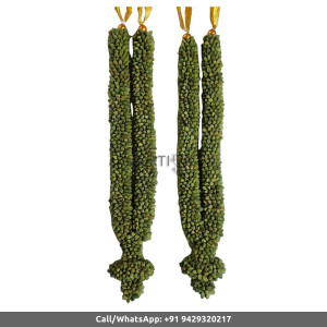 South Indian Wedding Garland-Only Cardamom Garland-Natural Green Cardamom Garland For Wedding-Elaichi/Cardamom Malai-Idol Garland-Statue Garland