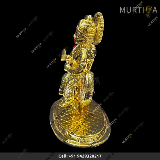 Brass Bahuchara Mata - 14 CM | 5.5 Inch