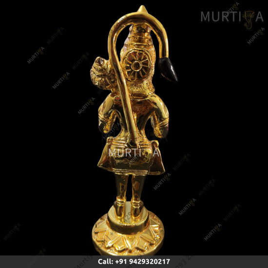 Brass Hanuman Ji - 15 CM | 6 Inch Brass Hanuman Ji - 15 CM | 6 Inch