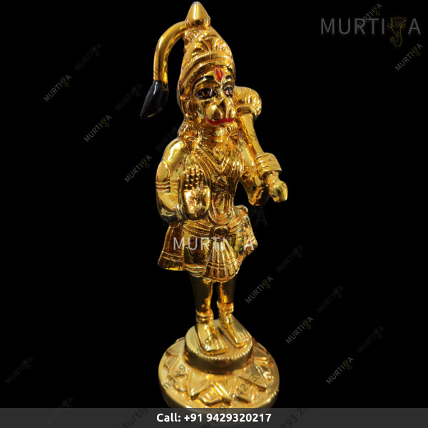 Brass Hanuman Ji - 15 CM | 6 Inch Brass Hanuman Ji - 15 CM | 6 Inch
