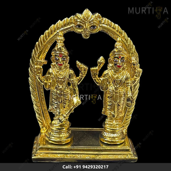 Brass Laxmi Narayan - 14.5 CM | 5.5 Inch