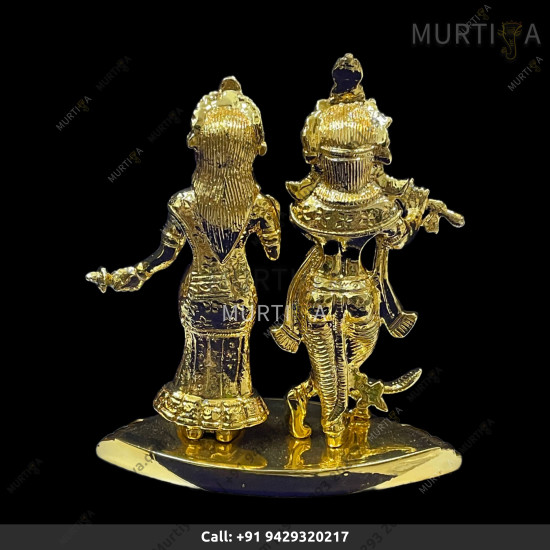 Brass Radha Krishna - 16 CM | 6 Inch