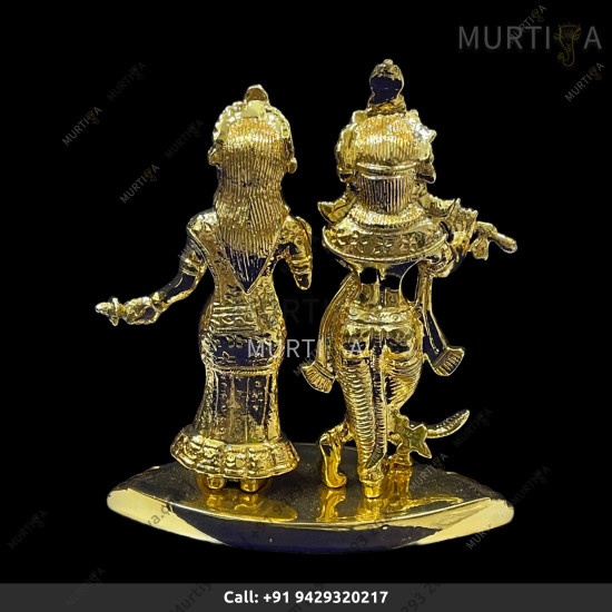 Brass Radha Krishna - 16 CM | 6 Inch Brass Radha Krishna - 16 CM | 6 Inch