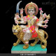 Marble Durga Maa Red And White Saree - 18 Inch Marble Durga Maa Red And White Saree - 18 Inch