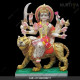 Marble Durga Maa Red And White Saree - 18 Inch Marble Durga Maa Red And White Saree - 18 Inch