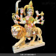 18 Inch Pure Marble Durgaa Maa with Emboss Work | best for Home - Temple - Office 18 Inch Pure Marble Durgaa Maa with Emboss Work | best for Home - Temple - Office
