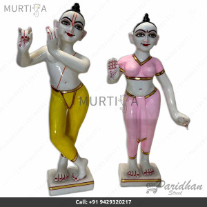 15 Inch Radha Krishna Artificial Marble Deity with Painted Clothes | Affordable Price | Best Quality | Best for Gift | Home Office Temple 15 Inch Radha Krishna Artificial Marble Deity with Painted Clothes | Affordable Price | Best Quality | Best for Gift | Home Office Temple