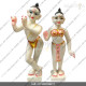 ISKCON 18 Inch Radha Krishna White Marble Statue Pure Handmade ISKCON 18 Inch Radha Krishna White Marble Statue Pure Handmade