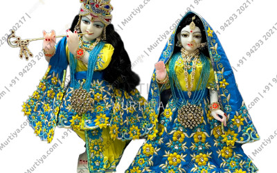How to Dress Marble Radha Krishna Deity