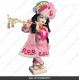 18 Inches ISKCON White Radha Krishna Marble Statue With Pink Dress Clothes-Jewellery Pure Handmade  