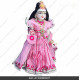 18 Inches ISKCON White Radha Krishna Marble Statue With Pink Dress Clothes-Jewellery Pure Handmade 18 Inches ISKCON White Radha Krishna Marble Statue With Pink Dress Clothes-Jewellery Pure Handmade