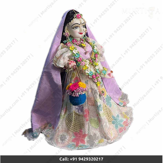 18 Inches ISKCON White Radha Krishna Marble Statue With Pink white flower style dress Clothes-Jewellery Pure Handmade 18 Inches ISKCON White Radha Krishna Marble Statue With Pink white flower style dress Clothes-Jewellery Pure Handmade