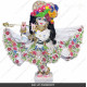 18 Inches ISKCON White Radha Krishna Marble Statue Pure White Embroidery Clothes-Jewellery Pure Handmade