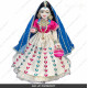 18 Inches ISKCON White Radha Krishna Marble Statue With White and Pink Kurta Style Dress Clothes-Jewellery Pure Handmade