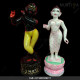 ISKCON Radha Back Krishna Marble Statue Pure Handmade With Lotus Base ISKCON Radha Back Krishna Marble Statue Pure Handmade With Lotus Base