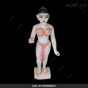ISKCON Radha Ji Young Face Marble Handmade Statue Buy Online - Murtiya