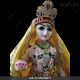 ISKCON Handmade Radha Ji With Clothe In Marble Statue ISKCON Handmade Radha Ji With Clothe In Marble Statue