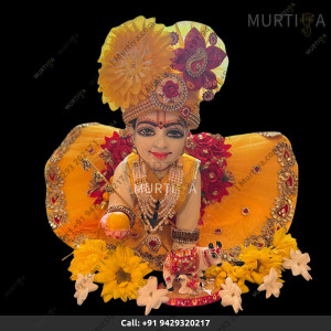 laddu gopal: Shop Marble Laddu Gopal with Clothes at 30% Off With Free Insurance @Muritya