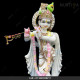Pure White Marble Krishna Ji