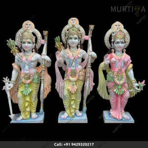 Buy online Pure Marble Ram Ji, Laxman Ji, and Sita Mata for Home Temple | Murtiya.com Buy online Pure Marble Ram Ji, Laxman Ji, and Sita Mata for Home Temple | Murtiya.com