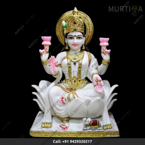 Buy Marble Sarasawati maa on lotus pure white for Home, Office, Educational institute | Murtiya.com Buy Marble Sarasawati maa on lotus pure white for Home, Office, Educational institute | Murtiya.com