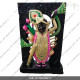 Marble Shreenath Ji Pure Black Golden Clothes Single Stone Marble Shreenath Ji Pure Black Golden Clothes Single Stone