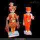Akshar Purushottam and Gunitanand Swami Pure Marble Akshar Purushottam and Gunitanand Swami Pure Marble
