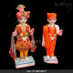 Akshar Purushottam and Gunitanand Swami Pure Marble 