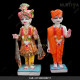 Akshar Purushottam and Gunitanand Swami Pure Marble Akshar Purushottam and Gunitanand Swami Pure Marble