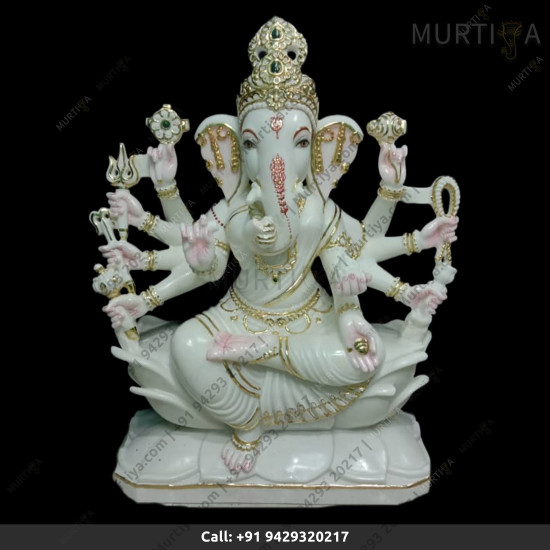 Pure marble Vinayaki a Female form of Ganesha