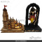 Ram temple with Ram Lalla Made in Resin with with High Quality and full detailing best for Home office temple