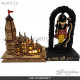 Ram Lalla Made with Resin with Ram temple with High Quality and full detailing best for Home office temple | Murtiya
